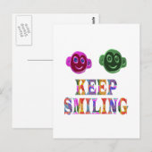 BEHALT SMILING POSTKARTE (Vorne/Hinten)