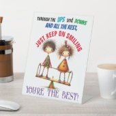 BEHALT SMILING SOCKELSCHILD (In SItu)