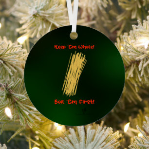 Behalt Spaghetti Ganze Familie Weihnachtsrunde Ornament Aus Metall