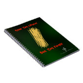 Behalt Spaghetti Ganzes and Boil Erstes Notebook Notizblock (Rechte Seite)