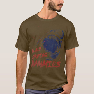Behalt Surfdums Retro Vintager Beängstigender Hai T-Shirt