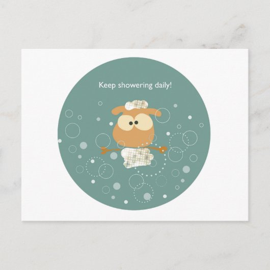 Behalt täglich duschen! postkarte (Vorderseite)