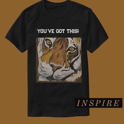 Behalt Tai Chi Tiger, Text personalisieren T-Shirt