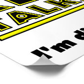 Behalt Talking Funny Poster (Ecke)