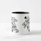 Behalt the Faith Retro Graffiti Christlich Coffee Tasse (Zentrum)
