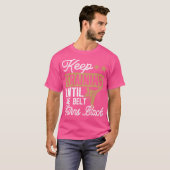 Behalt Training bis der Gürtel schwarz wird - Funn T-Shirt (Vorne ganz)