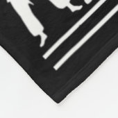 Behalt Training bis der Gürtel schwarzen Karate De Fleecedecke (Ecke)