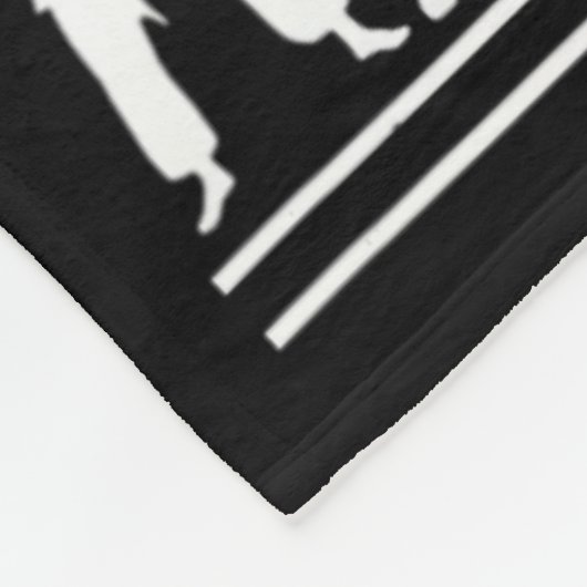 Behalt Training bis der Gürtel schwarzen Karate De Fleecedecke (Ecke)