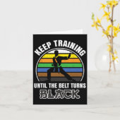 Behalt Training, bis der Gürtel sich schwarzen Fun Karte (Gelbe Blume)
