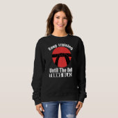 Behalt Training bis der Gürtel sich zum Schwarzen Sweatshirt (Vorne ganz)