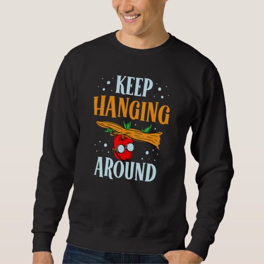 Behalt um Apfelpfeffer Apfelkuchfrucht herum Sweatshirt (Vorderseite)