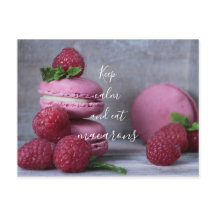 Behalt und esse Macarons // Foto