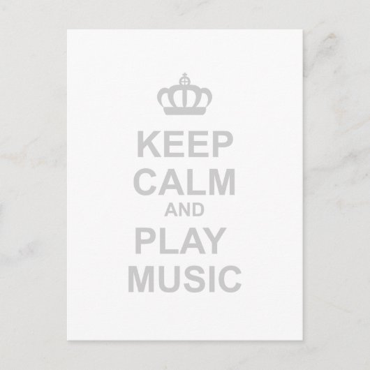 Behalt und Play Music - Rock Band Party Dance Postkarte (Vorderseite)