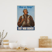 Behalt uns fliegen! poster (Küche)