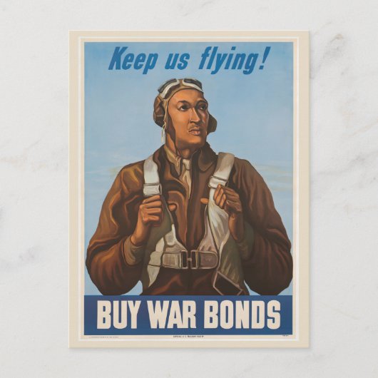 Behalt uns fliegen! postkarte (Vorderseite)