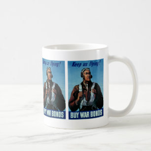 Behalt uns fliegen! ~ Tuskeegee Airman Kaffeetasse