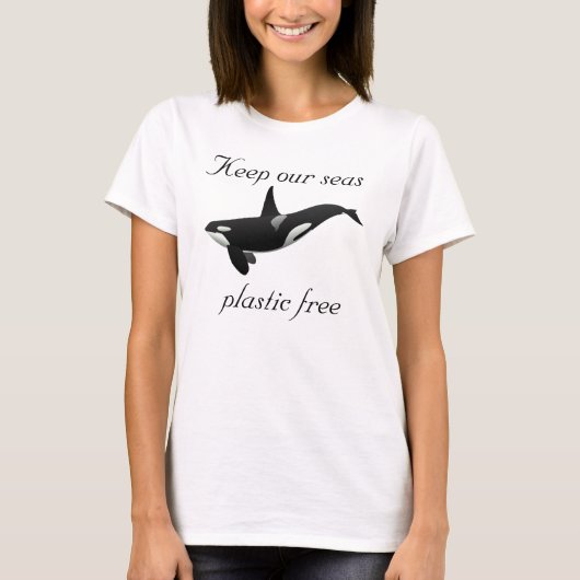 Behalt unseren plastischen Orca Killer Wal T-Shirt (Vorderseite)