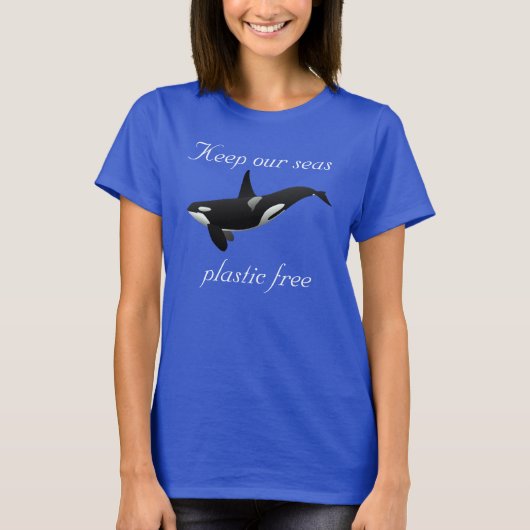 Behalt unseren plastischen Orca Killer Wal T-Shirt (Vorderseite)