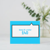 Behalt unter 140 postkarte (Stehend Vorderseite)