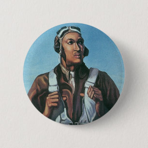 Behalt us Flying ~ Tuskeege Airman Button