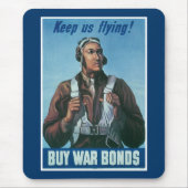 Behalt us Flying ~ Tuskeege Airman Mousepad (Vorne)