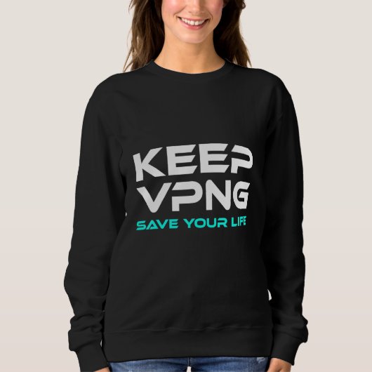 Behalt Vaping Retten Leben Dampfgarer E Zigarette Sweatshirt (Vorderseite)