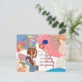 Behalt, Vertrauen zu haben und immer mehr Zitate z Postkarte (Stehend Vorderseite)