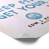 Behalt Vintage Poster (Ecke)