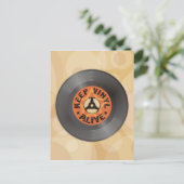 Behalt Vinyl Alive Postkarte (Stehend Vorderseite)