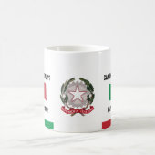 Behalt von Beruhigung Italien & Funny Text, italie Kaffeetasse (Mittel)