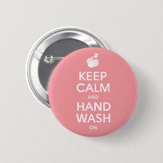 Behalt von Beruhigung und Handabwasch - Hygiene un Button (Vorne & Hinten)