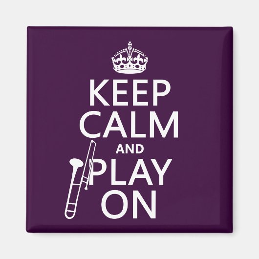 Behalt von Beruhigung und Knochen (Trombone) (beli Magnet (Vorne)
