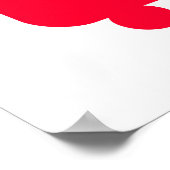 Behalt von Beruhigung und Tragen auf Gepäck Poster (Ecke)