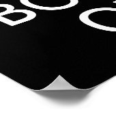 Behalt von Calm & Bowl On Custom Color Poster (Ecke)