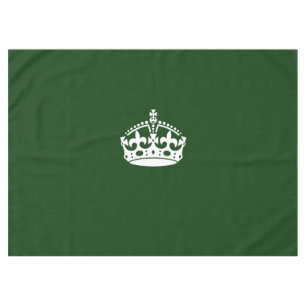 Behalt von Calm Crown auf Forest Green Tischdecke