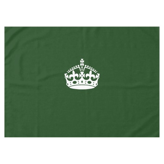 Behalt von Calm Crown auf Forest Green Tischdecke (Vorderseite (Horizontal))