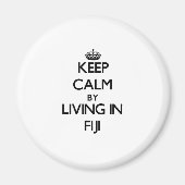 Behalt von Calm durch Leben auf Fidschi Magnet (Vorne)