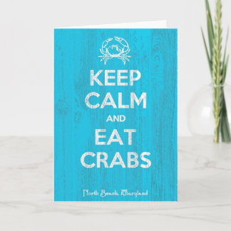 Behalt von Calm & Eat Crabs Karte
