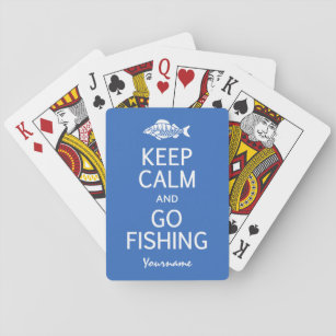 Behalt von "Calm & Go Fishing"-Farbkarten Spielkarten
