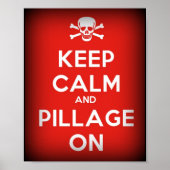 Behalt von Calm Pillage auf Pirate Poster (Vorne)
