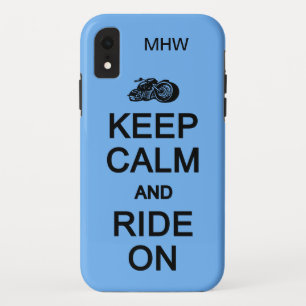 Behalt von Calm & Ride On Custom Monogramm Telefon Case-Mate iPhone Hülle