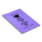 Behalt von Calm & Study On custom color notebook Notizblock (Rechte Seite)