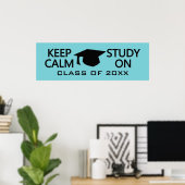 Behalt von Calm & Study On custom color poster (Heimbüro)