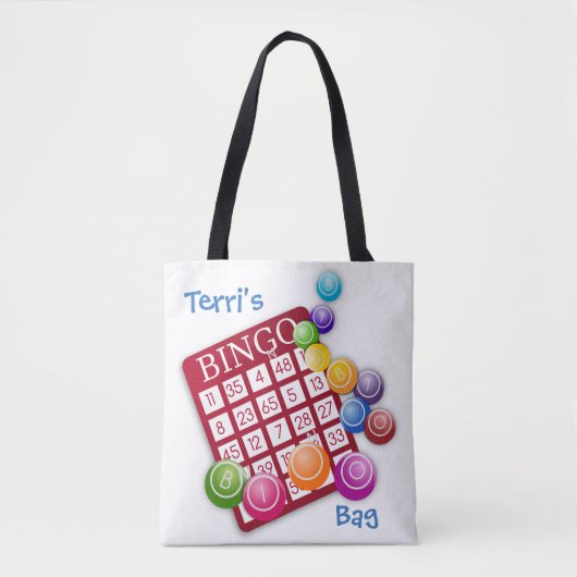 Behalt von Calm und Bingo auf *Personalisiert* Tasche (Vorderseite)