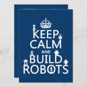 Behalt von Calm- und Build-Robotern (in beliebiger Einladung (Vorne/Hinten)