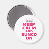 Behalt von Calm und Bunco beim Design Magnet (Vorderseite/Rückseite)