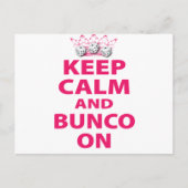 Behalt von Calm und Bunco beim Design Postkarte (Vorderseite)