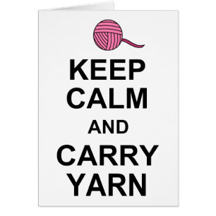 Behalt von Calm und Carry Yarn