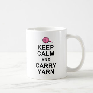 Behalt von Calm und Carry Yarn Kaffeetasse
