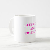 Behalt von Calm und Liebe Kpop Tasse (Vorderseite Links)